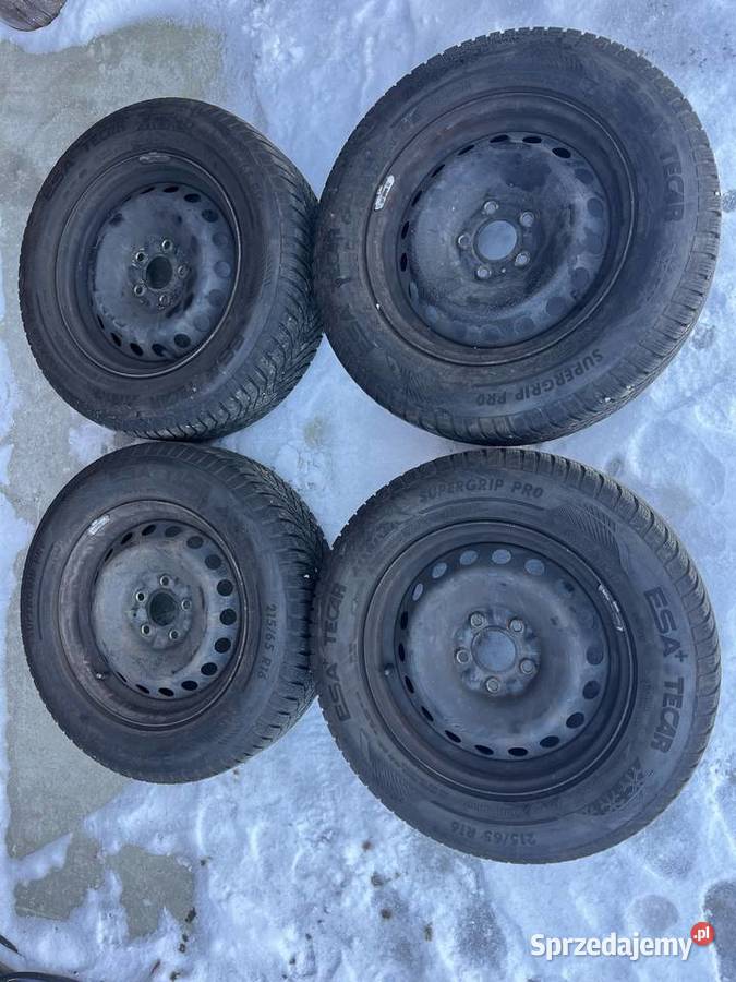 Opony zimowe 2156516 felgi stalowe Nissan
