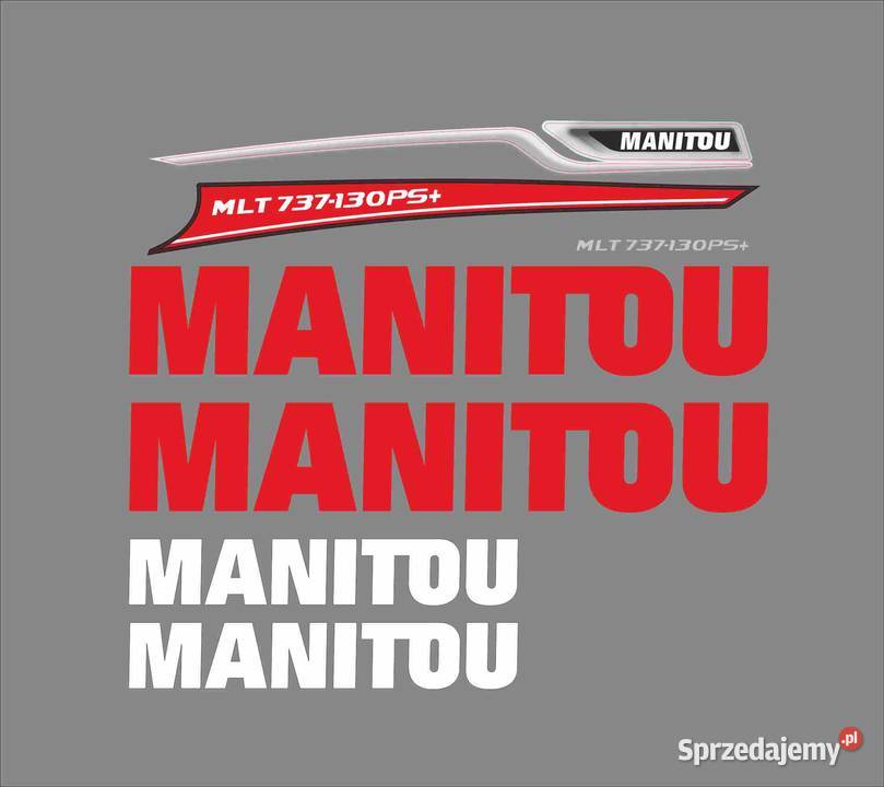 Naklejki Manitou ML 737 130 Mocne odporne wielkopolskie Pleszew