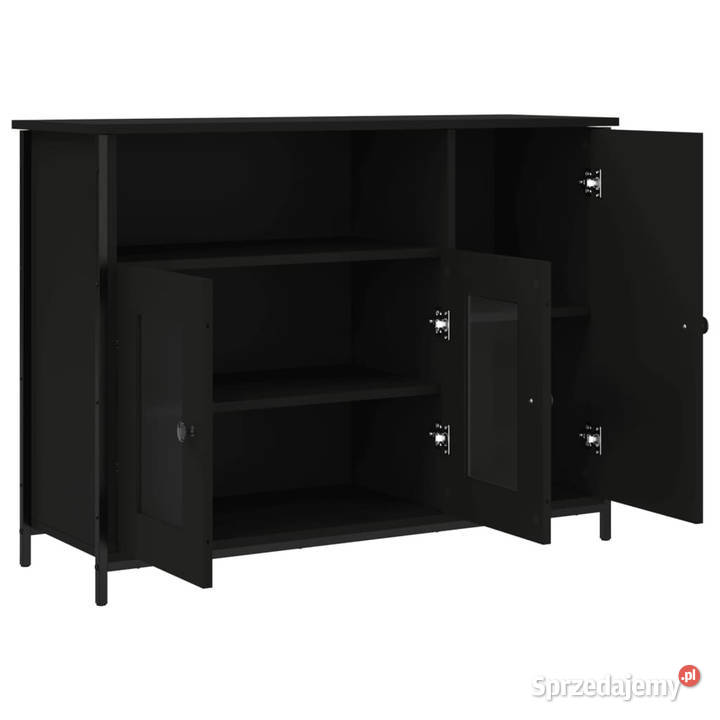 Szafka czarna 100x35x75 materiał drewnopochodny mazowieckie Warszawa