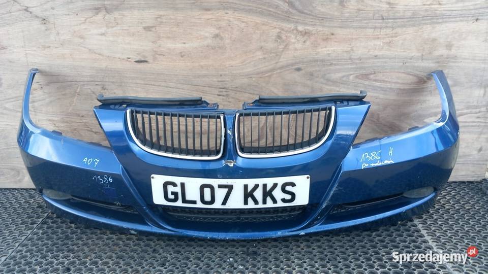 BMW 3 E90 E91 ZDERZAK PRZÓD A07 HALOGEN Zbierkowo