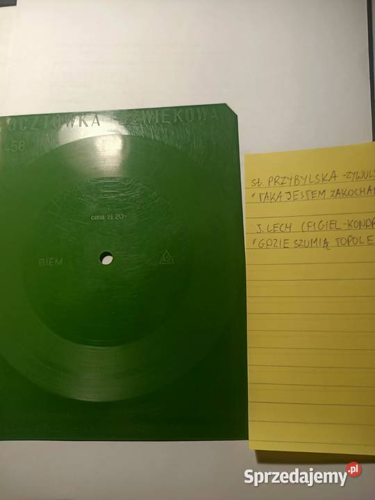 Poczt dzwiękowa SŁ PRZYBYLSKA ZYWULSKA JLECH śląskie Rybnik