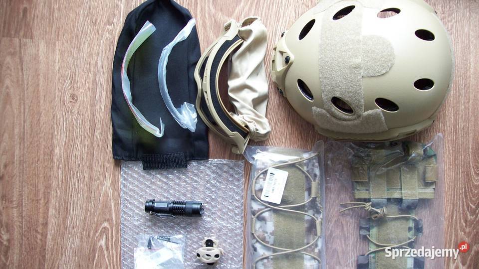 Kask taktyczny MH z dodatkami do wspinaczki Sporty strzeleckie i myślistwo Reda