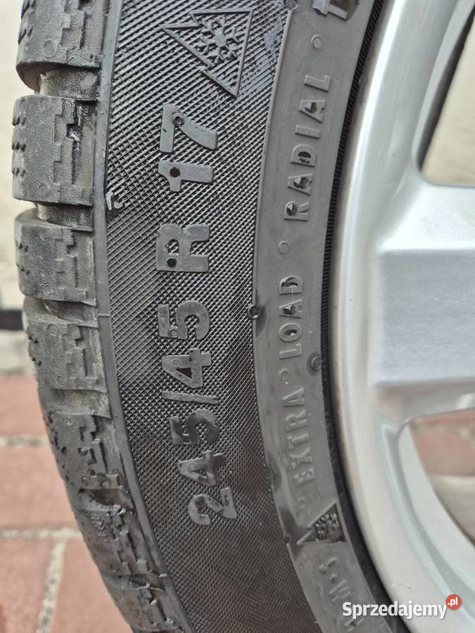 Felgi ENZO 17 5x112 ET35 opony 24545 R17 Starogard Gdański