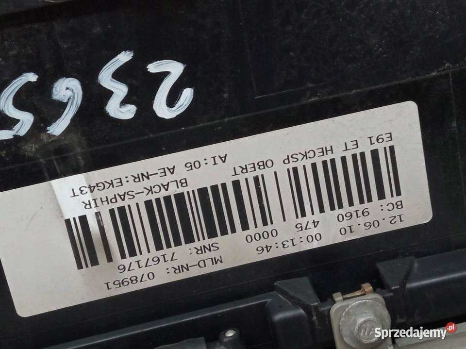 SPOILER LOTKA KLAPY TYŁ KOMBI TOURING ŚWIATŁO sprzedam