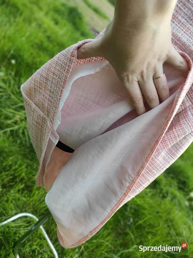 Elegancka sukienka z podszewką 42 XL 44 XXL Spódnice i sukienki Płock