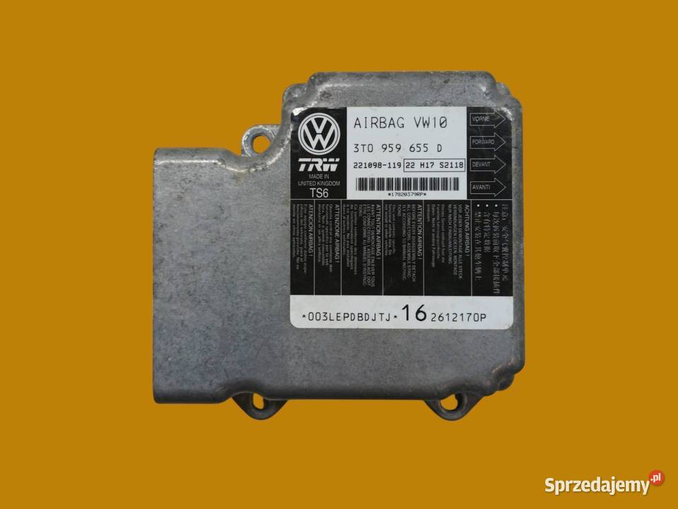 SENSOR AIRBAG 3T0959655D Skoda Superb II