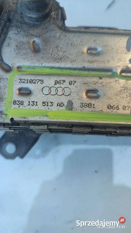 CHŁODNICA SPALINA EGR VOLKSWAGEN 19 TDI OE
