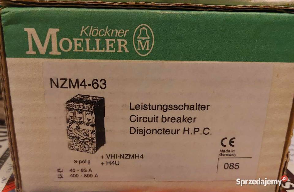 MOELLER NZM463 ROZŁĄCZNIK śląskie Dąbrowa Górnicza