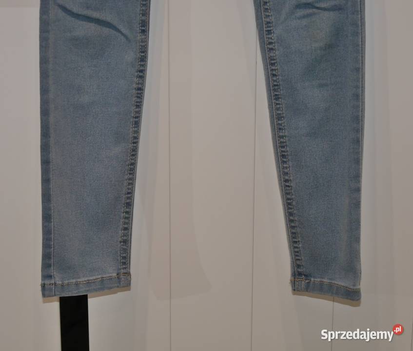 Sinsay świetne spodnie skinny nowe 32 XXS Bez wzoru Wrocław