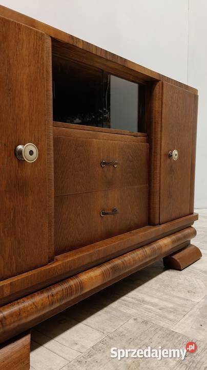 komoda art Deco lata 40te vintage design fornir Radomsko