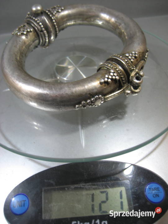 Bransoleta Orientalna Srebrna 121 gr Warszawa