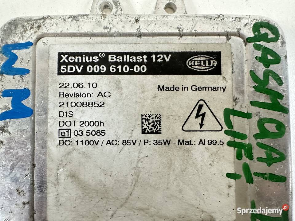 NISSAN QASHQAI I LIFT PRZETWORNICA MODUŁ LAMPY Międzychód