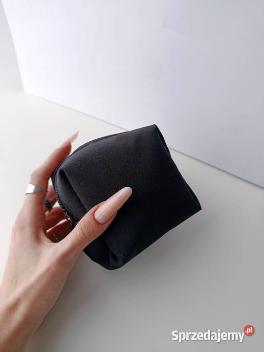 Kosmetyczka materiałowa w panterkę handmade Konin