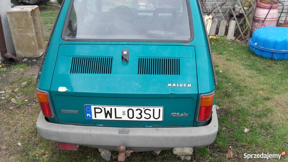fiat 126p elegant maluch opłacony hak zamienie wielkopolskie Przemęt