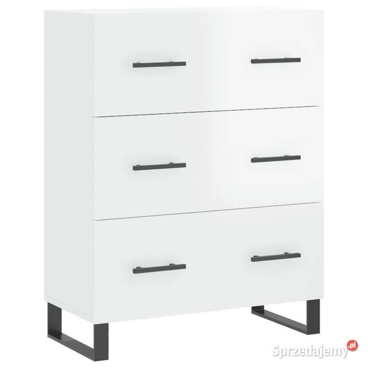 Szafka biała połysk 695x34x90 materiał