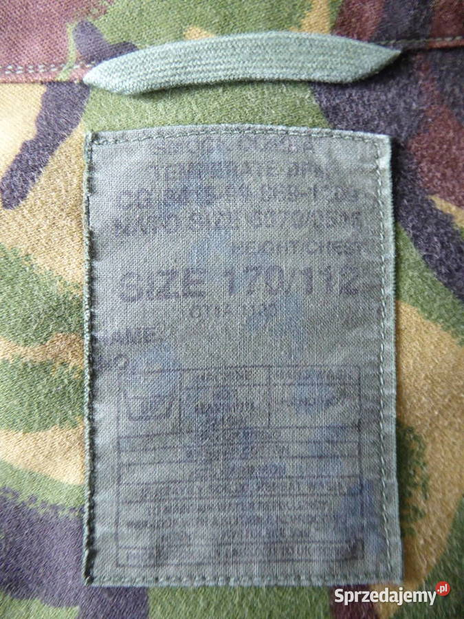 Oryginalna Demobil Męska kurtka bluza Woodland Ełk