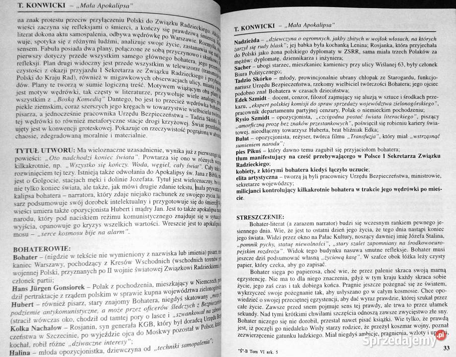 Ściąga 6b Polska literatura współczesna 1956 Pozostałe Chełm