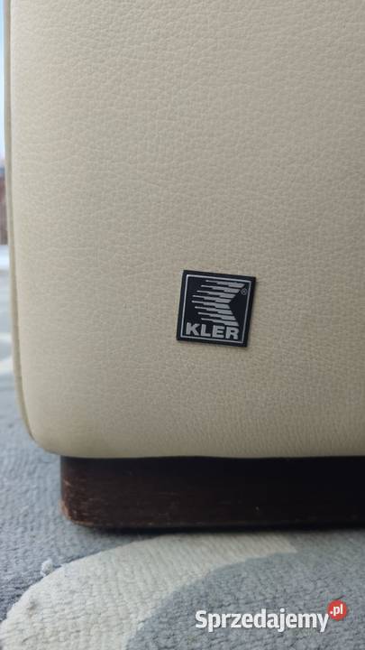 Kanapa KLER z funkcją spania skóra naturalna mazowieckie Warszawa