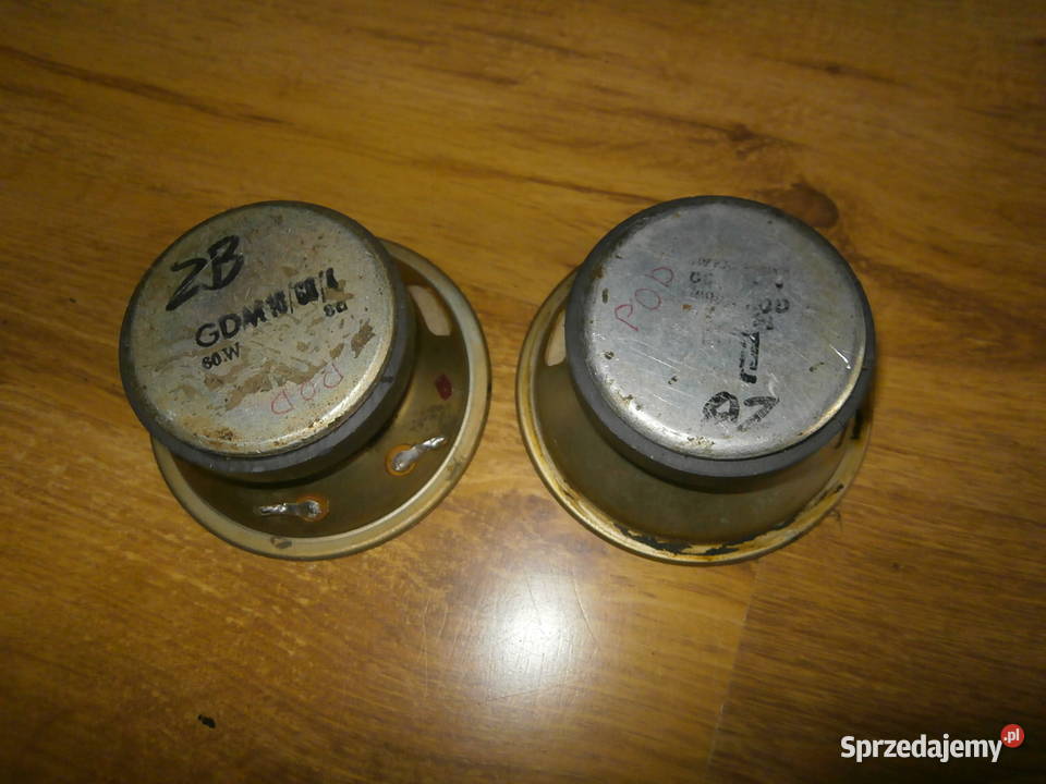 Głośniki GDM 1060 8ohm Tonsil do regeneracji 2 Elektronika