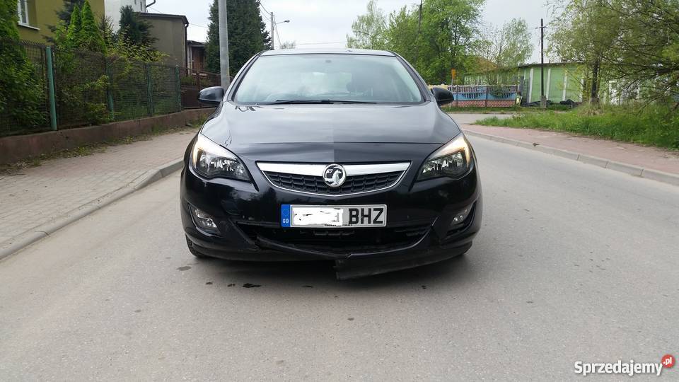 Opel Astra J 16 116 Anglik welurowa tapicerka Sosnowiec sprzedam