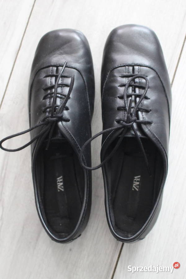 czarne buty sznurowane zara Półbuty Warszawa sprzedam