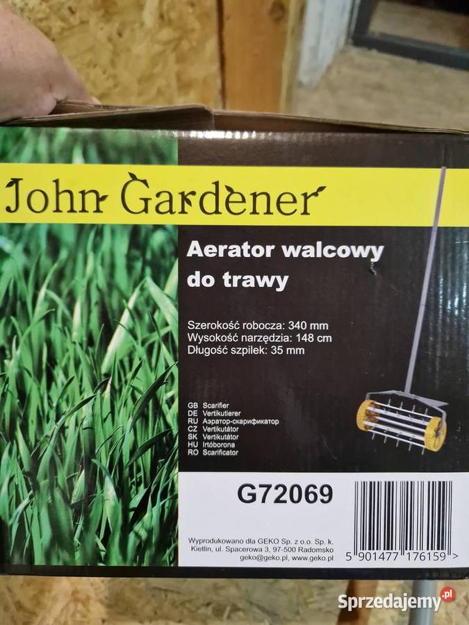 AERATOR WALCOWY NAKŁUWARKA DO TRAWY 340mm