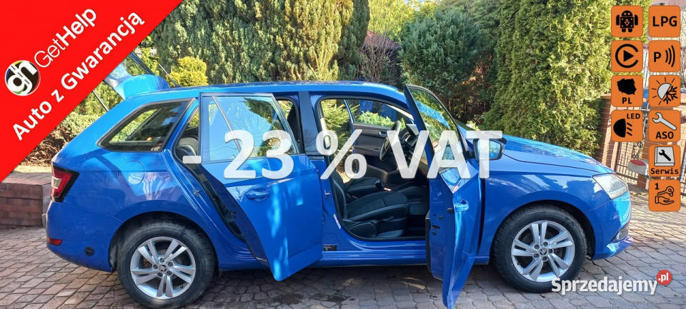 koda Fabia 10 MPILPG Fabryczne Salon FVAT 23 158