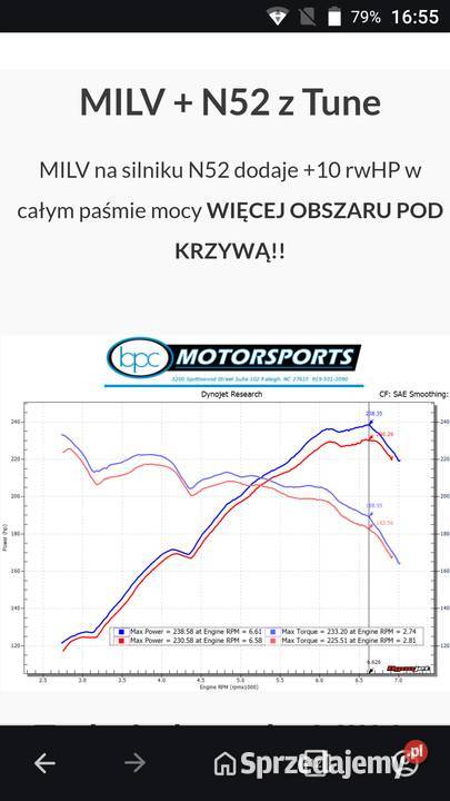 MILVs Tuning BMW n51 n52 n55 s55 n20 Układy dolotowe Aleksandrów Łódzki
