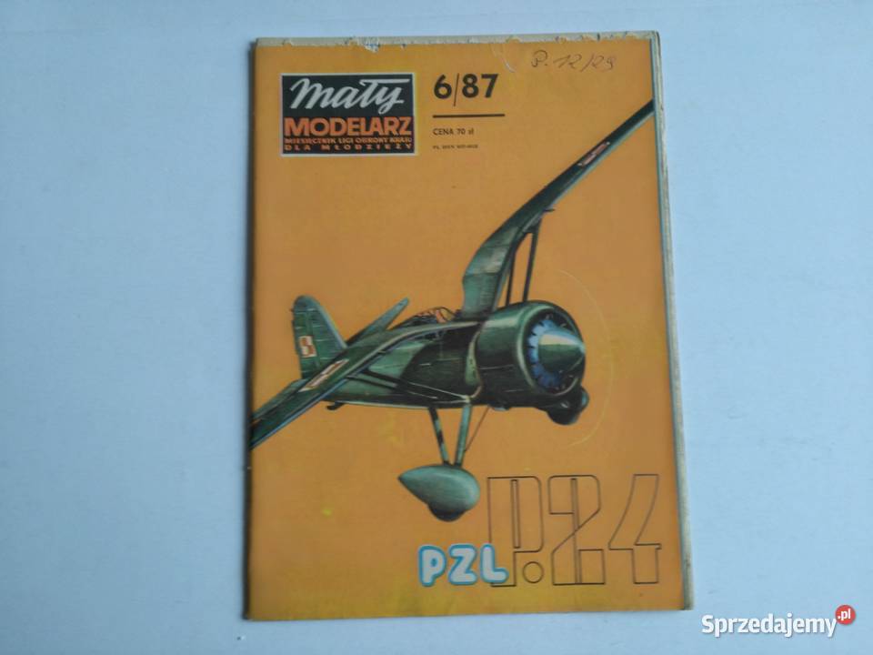 Mały Modelarz 61987 Samolot myśliwski PZL P24 G sprzedam