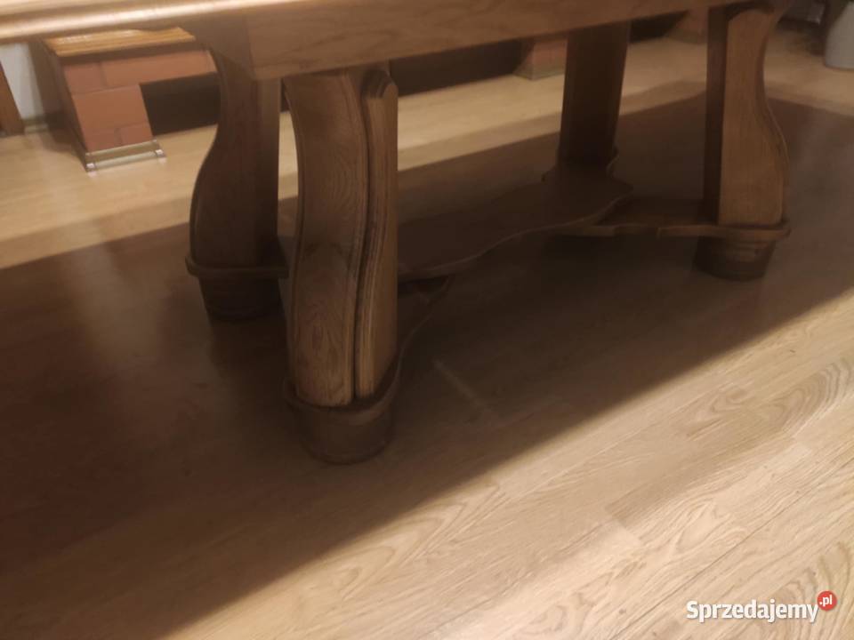 Ława dębowa rozkładana śląskie