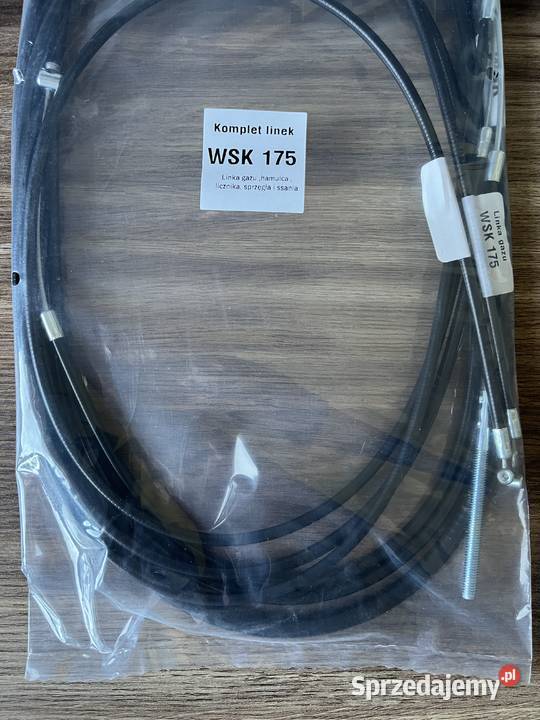 NOWY POLSKI KOMPLET LINEK LINKI WSK 175 CZARNE Bielsko-Biała