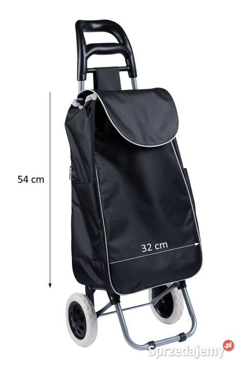 Torba wózek na zakupy na kółkach czarna Pozostałe wielkopolskie Poznań