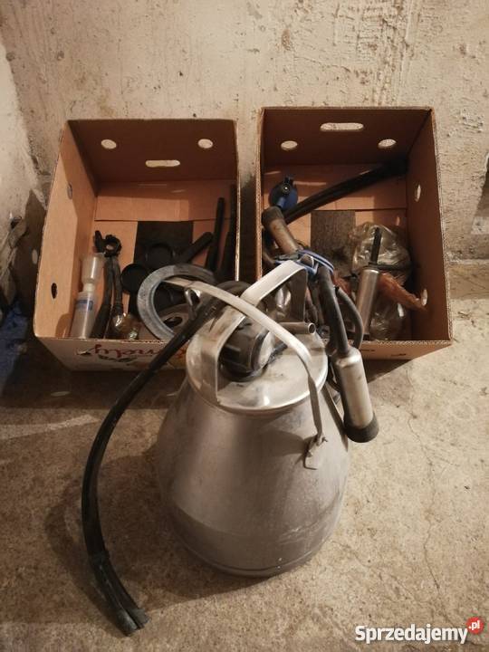 Dojarka bańka udojowa konwia plus części Głubczyce