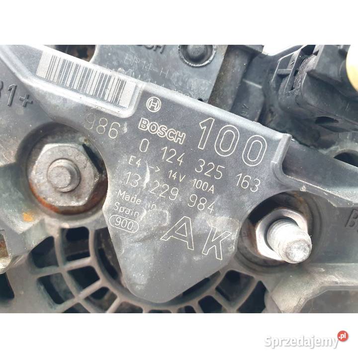 ALTERNATOR Opel Astra J Meriva B Zafira C 16 16V Chełm