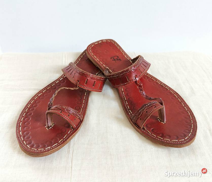 KOHbr Skórzane japonki kohalpuri 39 brązowe inna Szczecin