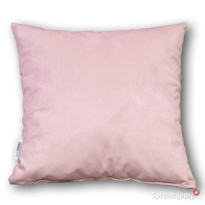 PODUSZKA WELUROWA DEKORACYJNA Z WYPEŁNIENIEM różowy Białystok