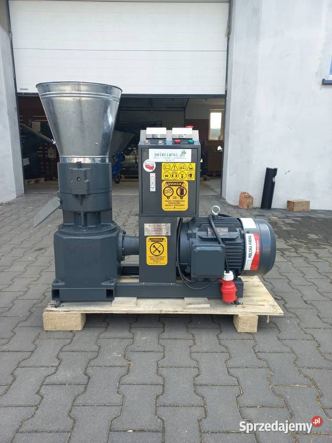 PRODUKCJA PELLETU Z SŁOMY I SIANA 11KW nieuszkodzony Zrębice sprzedam