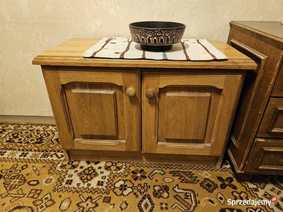 Vintage drewniana komoda Łódź