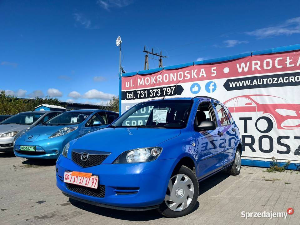 Mazda 2 14 BenzynaElektryka2 komplety manualna dolnośląskie Wrocław