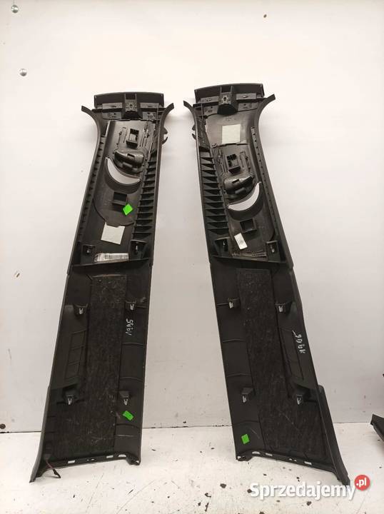 OSŁONA SŁUPKA B LEWA PRAWA KOMPLET GTI CZARNA