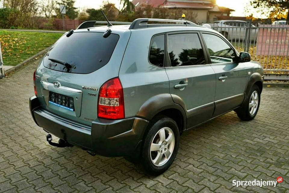 Hyundai Tucson 20CRDI Klima alu skóra serwis 100 VAT marża Płock