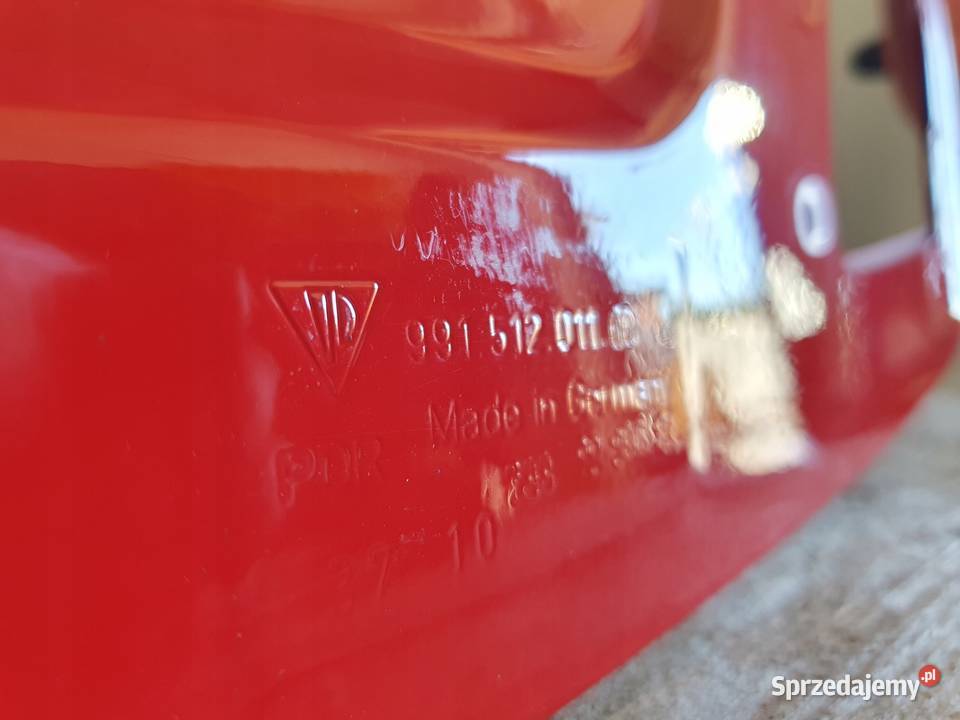 TYLNA KLAPA Porsche 911 991 20112019 tylnia tył Klapy bagażnika Chełm