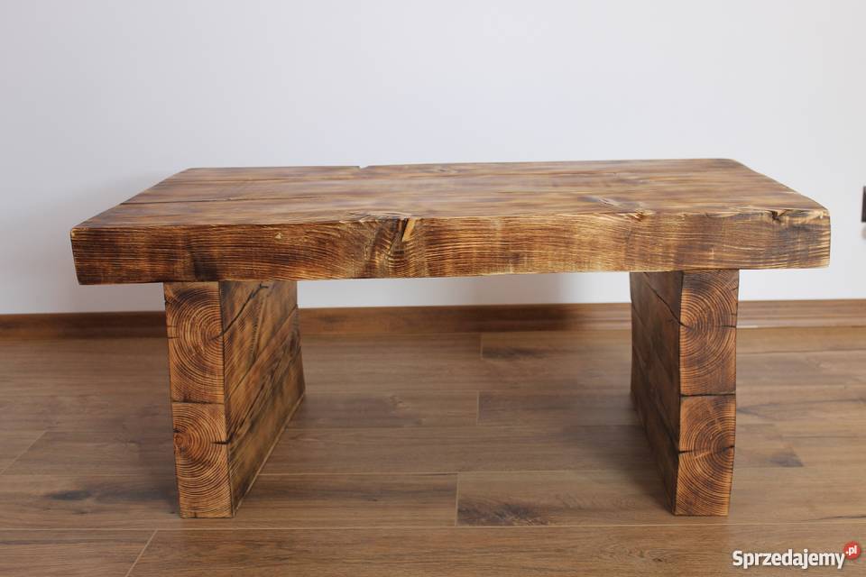 Ława rustykalna drewniana Siekierki Małe