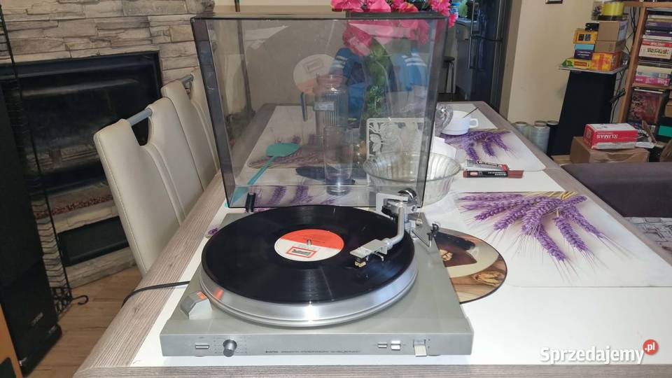 Gramofon Unitra Fonica GS460 Bernard srebrny Audio Warta