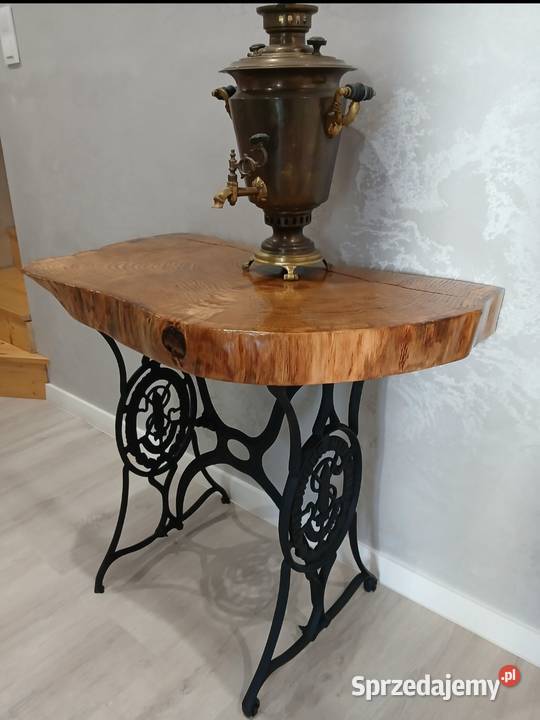 Stolik Konsola DĘBOWY Singer Wasilków