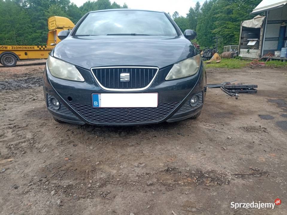Seat Ibiza 4 KOMPLETNY przód Zderzak Lampy Euro śląskie Tychy