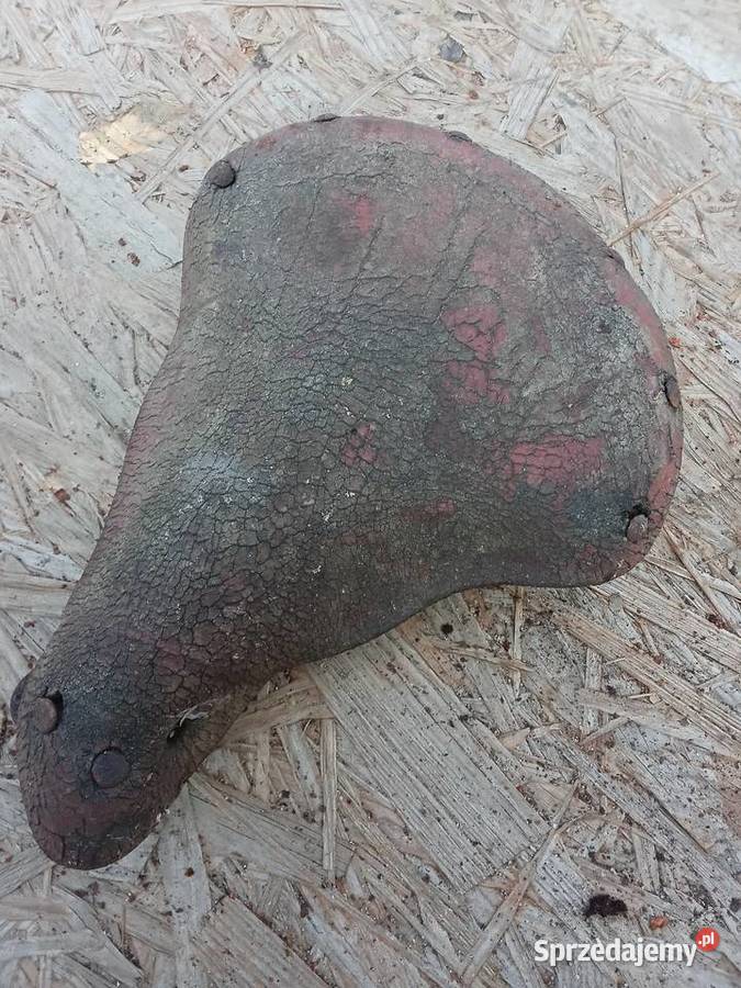 Siodełko zabytkowy rower warmińsko-mazurskie Milejewo