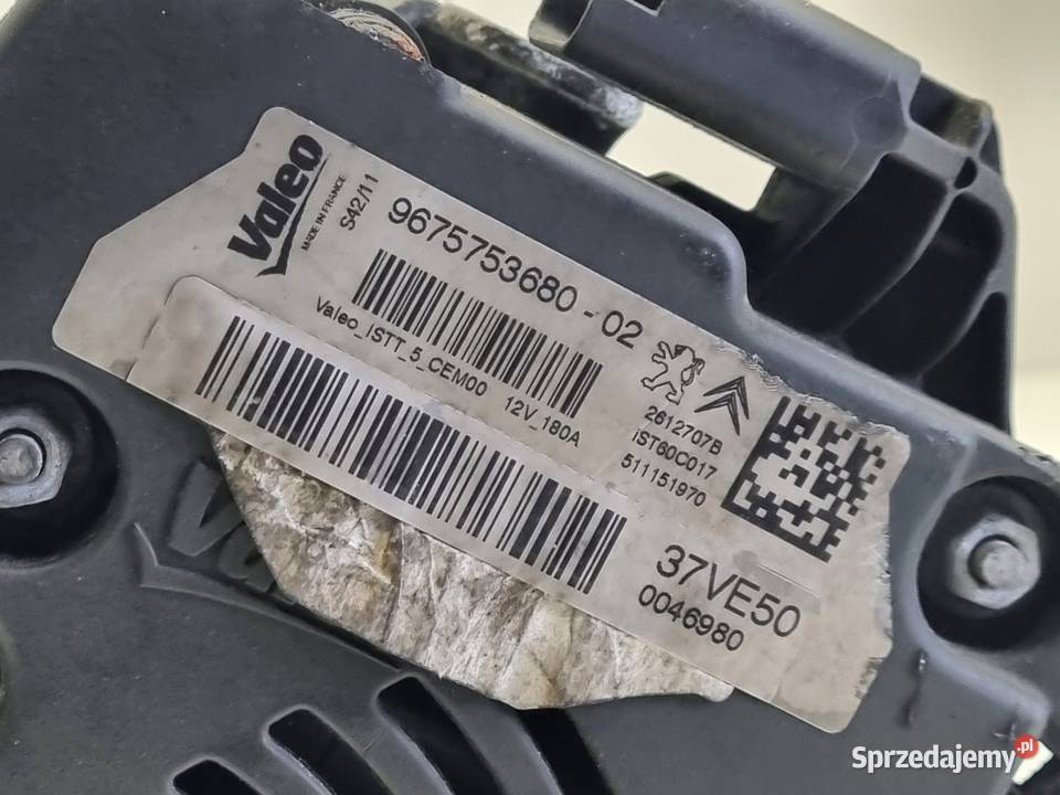 ALTERNATOR Citroen C4 Picasso 16 HDI valeo Rudka