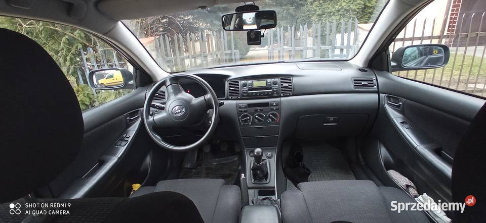 Toyota Corolla E12 sedan czarny 14 gaz lpg welurowa tapicerka Łódź