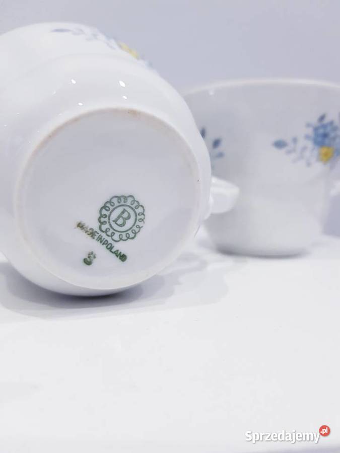Zestaw starych porcelanowych filiżanek Bogucice Dąbrowa Górnicza